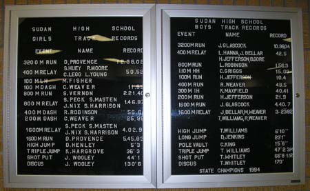 High School Track Records