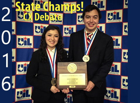 CX Debate State Champs 2016