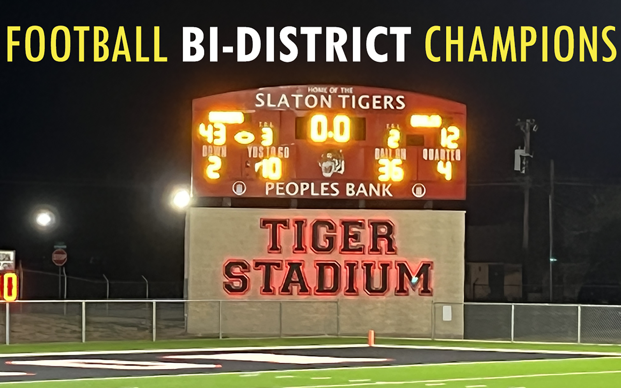 Football Bi-District Champs 22